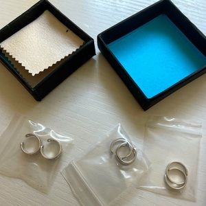 Sterling silver ear cuffs